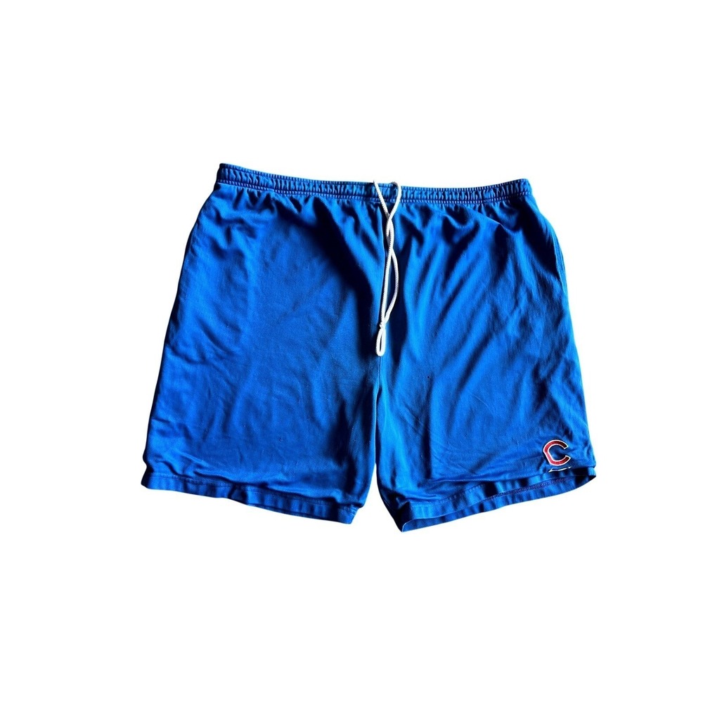 Chicago Cubs Shorts Mens XL Blue MLB Baseball Nike Mesh Batting Practice